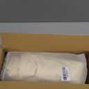 Metal Arch Backdrop Stand and Cover Set, 6FT Beige Reusable Spandex Fitted Backdrop Cover and Gold Wedding Arch Frame for Baby Shower, Birthday, Parties Decoration.