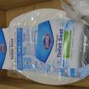 Clorox Elongated Plastic Toilet Seat with Easy-Off Hinges, Wiggle-Free