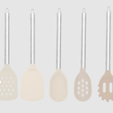Phantom Chef Set of 7 Stainless Steel Silicone Utensils