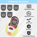 5PCS Replacement Parts for Owala Accessories, Replacement Stopper for Owala FreeSip 24oz 32oz, BPA-Free Silicone Water Bottle Top Lid Gasket Replacement Parts for Owala 16/19/24/32/40oz