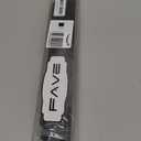 FAVE Black Faux Leather Placemats 13.78Inches Round Placemat Set of 2 Heat Resistant Place Mats for Kitchen Table Wipeable Fall Placemats Table Mats with Rivets High Texture Placemat (Black)