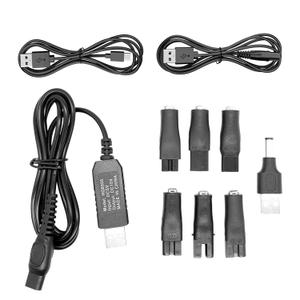 2 x 9 PCS 5V Replacement Charger USB Power Cord Adapter Compatible with Various Types of Hair Clippers,Beard trimmers,Shavers,Beauty Instruments,HQ8505 Charging Cable, Electric hairdressers,Desk Lamps (9 Pieces set)