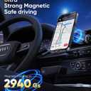 5 x SUCGLES for iPhone 15 Pro Max Case with MagSafe, N56 Strong Magnet, 12FT Drop Protection, Anti-Yellowing, Magnetic Slim Phone Case for Apple 15 Pro Max (Crystal Clear)