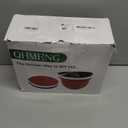 Silicone Liners for KitchenAid 5 Qt Tilt-Head Stand Mixer(Only), Odourless,Thicker, Cold/Heat-Resistant & Non-Stick, Easy Clean, Fits 5 Quart Mixing Bowl, Set of 3 with Lids (Red+White+Black)