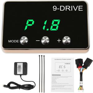 RANSOTO 9 Drive Modes Throttle Response Controller Smart Electronic Pedal Racing Accelerator 807 Compatible with Dodge Charger Challenger Durango Jeep Commander Cherokee Wrangler JK Chrysler RAM