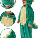 Spooktacular Creations Halloween Dinosaur Costume, Dragon Zip-up Hooded Jumpsuit for Halloween Costume Cosplay Themed Parties (18-24 Months)