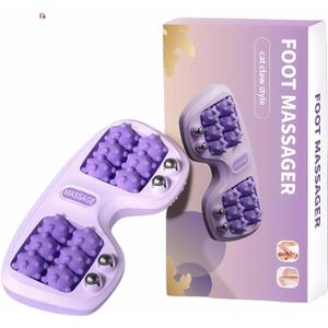 Foot Roller Massage for Plantar Fasciitis, Portable Feet Roller Therapy for Circulation and Pain Relief, Reflexology and Deep Tissue Muscle Tool