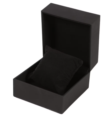 Sports Case for Apple Watch,  Watch Case, Fashionable Black Leather Watch Gift Case, For Home, Black