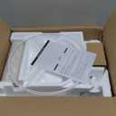 Nintiue Upgraded Modern Arc Dimmable Tall Standing Floor Lamp with Linen Shade, 1200 Lumens LED Bulb Included, for Living & Reading Room, Bedroom, Office & Nursery, Gold