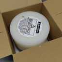 Large 3-Wick Ivory Pillar Candle - 6x6 Inch Dripless & Smokeless Unscented Fat Candle, 120 Hour Long Burning Hand-Poured Thick Candle with Cotton Wicks