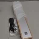 MICA Bluetooth Computer Speakers, Angled Retro Wooden Computer Sound Bar, 3.5mm Aux-in Connection, Vintage Wired USB Powered PC Speakers for Desktop Monitor, Laptop, Tablet - Yellow (M30T)