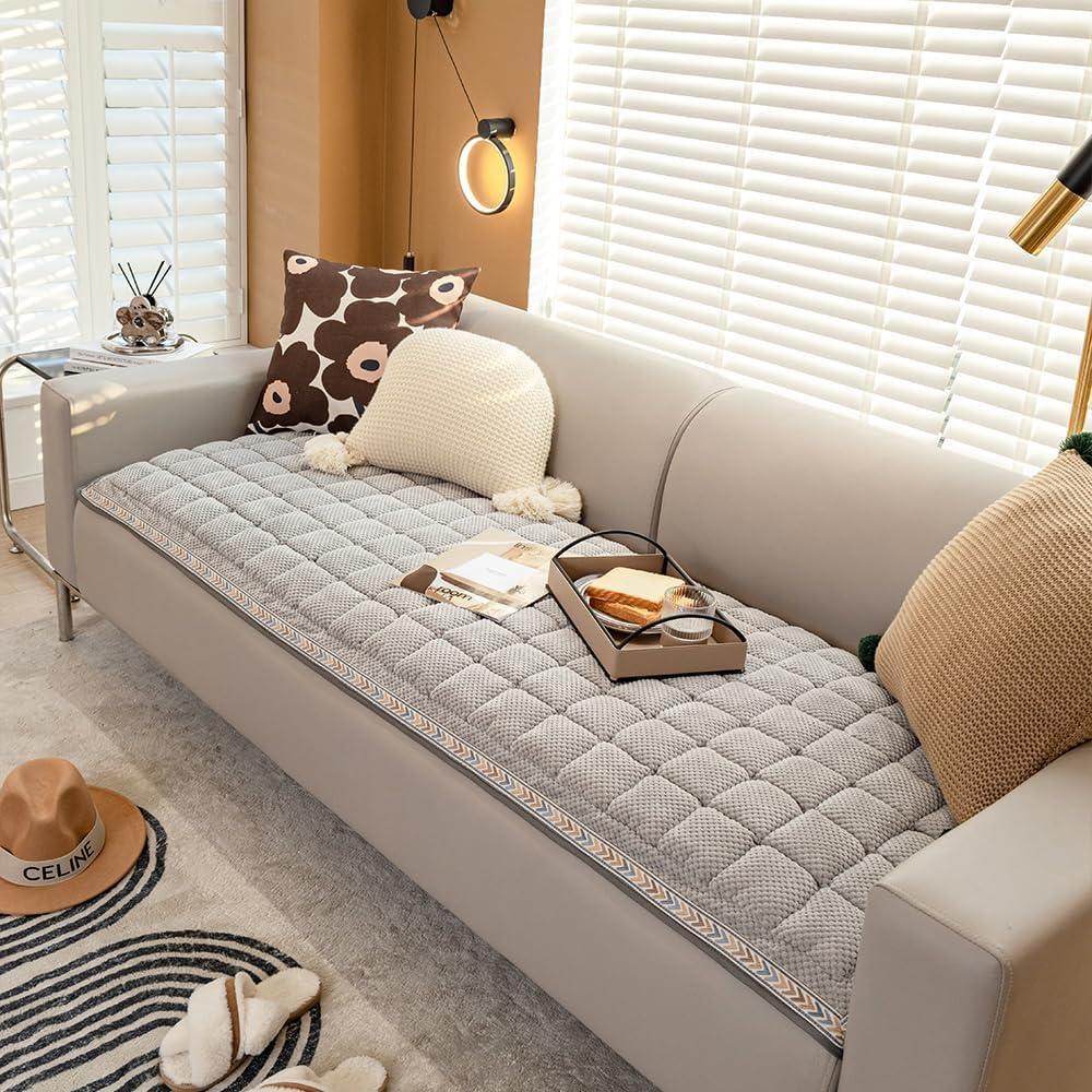 Dog Couch Cover Protector, Couch Cover for Dogs Washable, Pet Couch Covers for Sofa, Non Slip Dog Bed Sofa Cover (Gray, 27.6" x 59.1")  