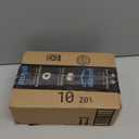 Gravity Electric Salt And Pepper Grinder Set, Automatic Salt And Pepper Grinder Set, Battery Powered (6 AAA Batteries Each), Adjustable Roughness, LED Light, 2 Pack, (Copper)