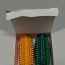 2PCS Upgrade Little Ouchies Pain Stim Fidget, 3D Printed Fidget Toys Anxiety Relief Items, Grippie Stim Keychain, Stim Toys for Autistic Adults, Hard Spiky Sensory Toys, Easter Basket Stuffers (Pink Gold + Blue Green)