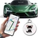 2025 New GPS Tracker for Vehicles,Car Portable Real Time GPS Tracking Device,Full Global Coverage Location Tracker for Car,Kids,Dogs.Long Standby/No Monthly Fee/No SIM Card Required/No Subscription
