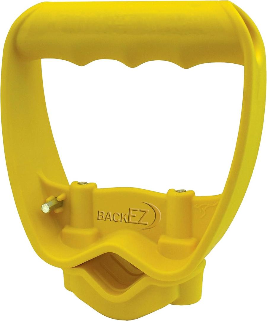 Back-Saving Tool Handle Labor-Saving Ergonomic Shovel or Rake Handle Attachment Yellow