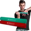 THERABAND FlexBar, Resistance Bars for Tennis Elbow & Grip Strength, Color-Coded Therapy Bars for Tendonitis & Golfers Elbow