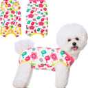 Coppthinktu Recovery Suit for Dogs After Surgery, Dog Onesie Surgery Recovery Suit for Female Spay, Soft Male Surgical Pajamas Bodysuits for Puppy to Anti Licking Dog Cone Alternative