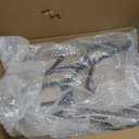 Akozon Motorcycle Luggage Rack, Metal Black Rear Cargo Carrier Shelf Holder Luggage Carrier Rack Fit for CRF300L CRF300 CRF250L CRF250