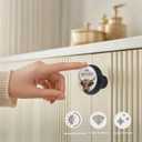 4 Pack Hello Sweet Cheeks Funny Kitchen Cabinet Knobs Acrylic Round Drawer Pulls for Dresser Cupboard Door Handles