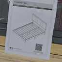 Novilla Full Bed Frame Upholstered Platform Full Size Bed Frame with Adjustable Headboard, Strong Weight Capacity, No Box Spring Needed, Easy Assembly, Grey