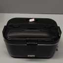 Electric-Lunch-Box-Heated-Food-Warmer 100W Heating Lunchbox for Adults 1.8L Portable Food Heater for Work/Car, 12V/24V/110-230V Lonchera Elctrica Porttil with Fork Spoon (Black)