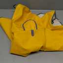 Dog Raincoat with Hood for Medium Dog,Luccalily Waterproof Dog Rain Jacket with Reflective Strip Adjustable Belly Strap Lightweight Poncho (Medium, Yellow)