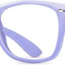 Clear Lens Non-Prescription Retro Nerd Glasses for Men Women - Cosplay Costume Fake Eyeglasses