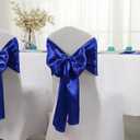 Horbaunal 12 Pack Royal Blue Satin Table Runner 12 x 108 Inch, Smooth Table Runners for Wedding Banquets Birthday Party