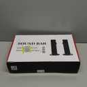 Yenjuty Sound Bar, 100W Sound Bar for Smart TV, Bluetooth 5.3 Soundbar, 2 in 1 Detachable Home Speaker Bass Effect, Home Theater Surround Sound, ARC/ Optical/ AUX/ USB Connections, for TV/ PC/ Projectors