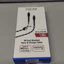 ZGEAR Metal Housing For USB C 10 Foot Braided Sync & Change Cable