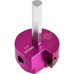 PVC Pipe Reamer Kit 1 PCS 1-1/2"(PPR150) for SCH 40 PVC CPVC ABS, High Hardness Carbide & Heavyduty Aluminum Reamer Tool 3/8" Hex Shaft Fits 1/2" Drills for Exhaust Drain Water Pipe
