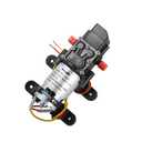 12V DC Fresh Water Pressure Diaphragm Pump with Hose Clamps Self Priming Sprayer Pump with Pressure Switch 4 L/Min 1.0 GPM 80 PSI for RV Camper Marine Boat