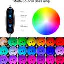 XEBKOR Sunset Lamp Projector Multicolor Changing LED Projection Lamp,Switch Button and APP Control 360 Degree Rotation Sunlight Lamp for Bedroom, Photography, Party, Tiktok Live, Room Decor