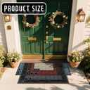 Yimobra Large Door Mat 36x24, All-Weather Waterproof Outdoor Mats for Front Door, Non Slip Rubber Doormat for Patio Proch Outside Entryway Indoor, Mix Grey