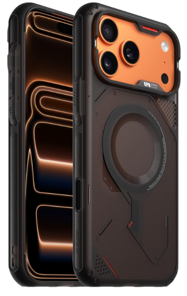 Aulumu A17 iPhone 17 Pro Max Case | MagSafe Compatible | TouchSensitive Buttons | Integrated Drop Protection | MilitaryGrade Outdoor Design Black