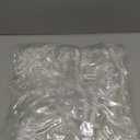 LIBERECOO Oval Clear Fitted Vinyl Tablecloth - Fits 48 x 72 Inch Oval Tables Only - Heavy Duty Elasticized Table Cover Elastic Edged Plastic Tablecloths Protector