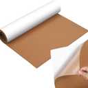 Geetery 24 x 100 Inches Self Adhesive Cork Roll Thickness Bulletin Message Board for Door Signs Floor Wall Decors DIY Craf(6mm)