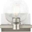 Kichler Harmony 24.5" Vanity Light in Brushed Nickel, 3-Light Traditional Bathroom Vanity with Clear Glass, (24.5" W x 8.25" H), 45894NI
