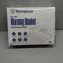 Westinghouse Electric Blanket Full Size, Super Cozy Soft Flannel 80"" x 84"" Heated Blanket with 10 Fast Heating Levels & 1-12 Auto-Off, Machine Washable, ETL&FCC Certification, Light Grey