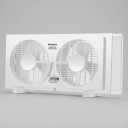 Holmes Twin Blade Window Fan 9" White