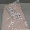 OVZME Zora Blush Pink Shower Curtain, Fabric Shower Curtain for Bathroom - Soft Cloth Hotel Spa Quality, Water Repellent Bath Curtain, Washable Shower Curtain Set with 12 Hooks, Grommets Top, 72Wx72L