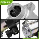 19159 New Starter Motor Compatible with 2012-2015 Honda Civic L4 1.8L, 2016-2022 HR-V 1.8L, 2013 2014 2015 Acura ILX 2.0L L4, Replace# 19264, 31200-R1A-A01, 31200-R0A-004, 31200-RIA-A11
