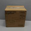 Set Of 10 Refrigerator Pantry Organizer Bins, Clear Plastic Food Storage Bins for Kitchen, Countertops, Cabinets, Fridge, Freezer, Bedrooms, Bathrooms, Fridge Organizer Bins Pantry Storage Containers