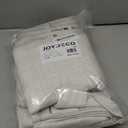 Joydeco Linen Curtains 84 Inch Length 2 Panels,Light Filtering Drapes 52 Inches Wide with Back Tab Rod Pockets (84" L x 52" W, Ivory on Linen)