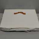 Shoe Organizer for Closet, 2 Pack Foldable Shoe Storage Organizer with Adjustable Dividers, Shoe Storage Box with Clear Cover, Fits up to 16 Pairs, Beige