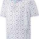 Golf Shirts for Boys Short Sleeve Moisture Wicking Dry Fit Performance Kids Youth Sport Funny Print Boy Polo Shirts (XL)