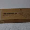 Under Desk Cable Management Tray, Xpatee Upgraded Wire Management No Drill No Screws, Cable Tray with Clamp for Wire Organizers, Computer Cord Rack for Office, Home - No Damage to Desk White