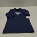 Roxy Womens Short Sleeve Rashguard  UPF 50+, Compression Fit, Surf, Hiking, Yoga, Quick-Dry (Medium, Mood Indigo)