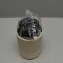 Resin Foaming Hand Soap Dispenser, 11 OZ Bathroom & Kitchen Foam Soap Dispenser, Large Capacity Easy-Press Pump Head, Modern Decor Style (Beige)